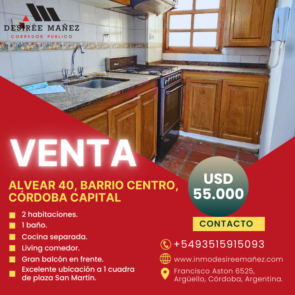 VENTA - Departamento en Barrio Centro, Cordoba Capital