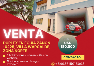 VENTA - Duplex en Villa Warcalde, Zona Norte, Cordoba