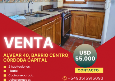 VENTA - Departamento en Barrio Centro, Cordoba Capital